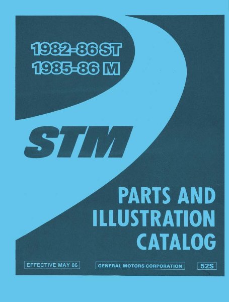 1982–1986 Chevrolet S&T Truck & Van Parts Book