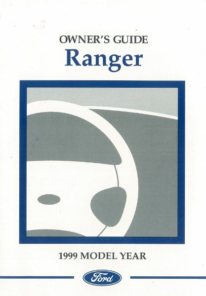 1999 Ford Ranger Owner's Manual