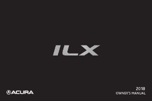 2018 Acura ILX Owner's Manual