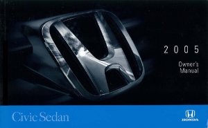 2005 Honda Civic Sedan Owner's Manual