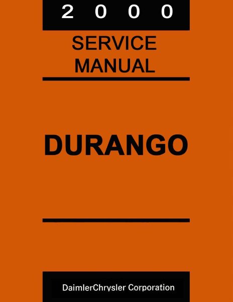 2000 Dodge Truck Durango Factory Shop Service Manual