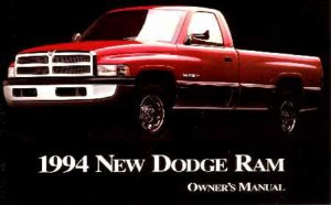 1994 Dodge Ram Truck Owner's Manual