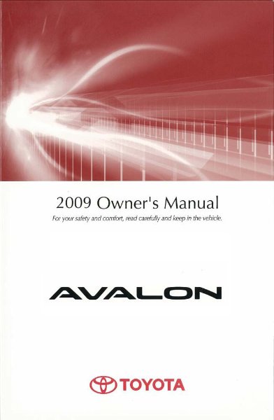 2009 Toyota Avalon Owner's Manual