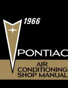 1966 Pontiac ALL MODELS - AIR CONDITIONING Factory Shop Service Manual