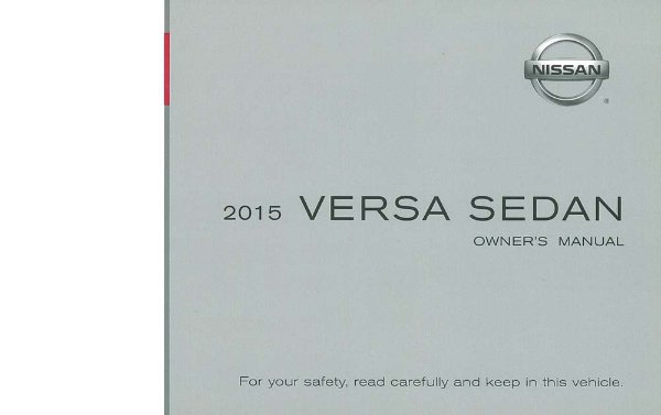 2015 Nissan Versa Sedan Owner's Manual