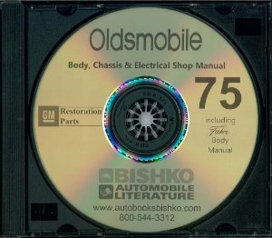 1975 Oldsmobile ALL MODELS FISHER BODY Factory Shop Service Manual