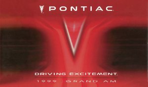 1999 Pontiac Grand Am Owner's Manual