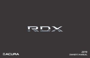 2019 Acura RDX Owner's Manual