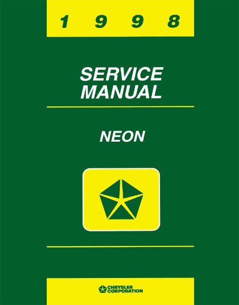 1998 Dodge Neon Factory Shop Service Manual