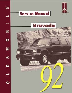 1992 Oldsmobile Bravada Factory Shop Service Manual
