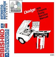 1974 DODGE Body, Chassis & Electrical Service Manual sample image