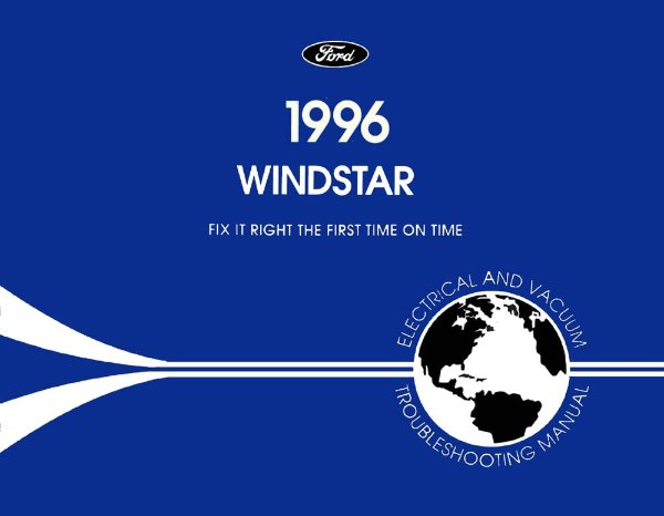 1996 Ford Truck Windstar Wiring Diagrams Manual