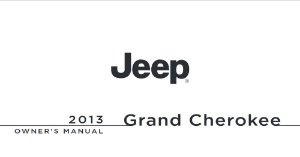 2013 Jeep Grand Cherokee Owner's Manual