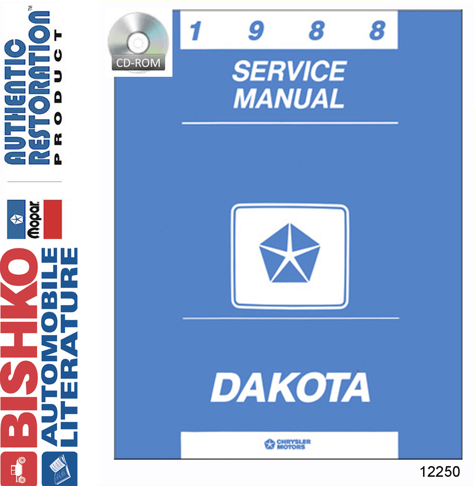 1988 Dodge Truck Dakota Factory Shop Service Manual