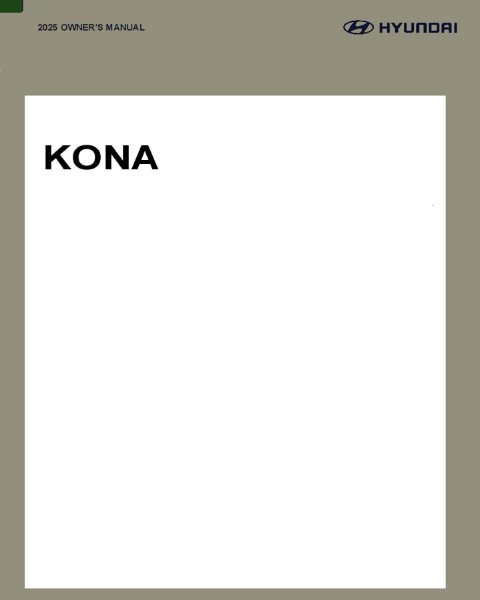 2025 Hyundai Kona Owner's Manual