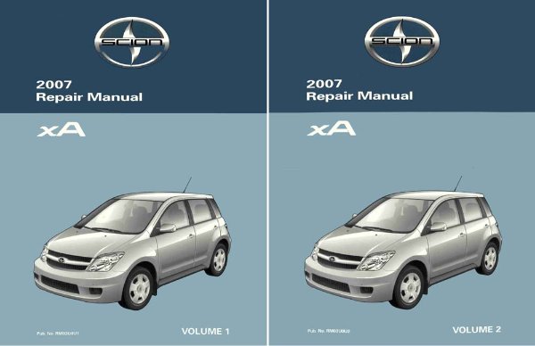 2007 Scion xA Factory Shop Service Manual