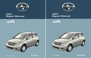 2007 Scion xA Factory Shop Service Manual