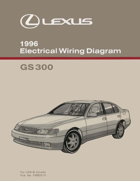 1996 Lexus GS 300 Wiring Diagrams Manual