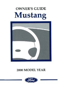 2000 Ford Mustang Owner's Manual
