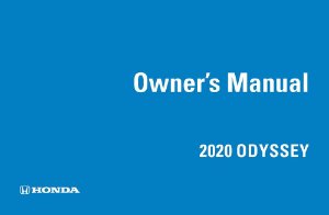 2020 Honda Odyssey Owner's Manual