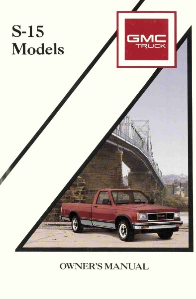 1990 GMC S-15 Series Owner's Manual