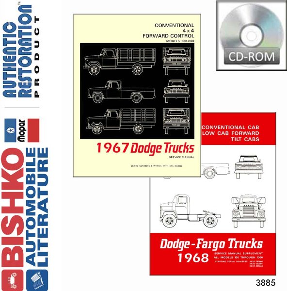 1967–1968 Dodge Truck Factory Shop Service Manual