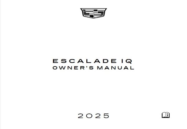 2025 Cadillac Escalade IQ Owner's Manual