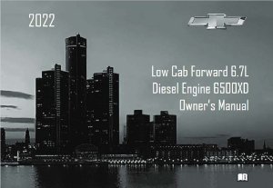2022 Chevrolet LOW CAB Owner's Manual