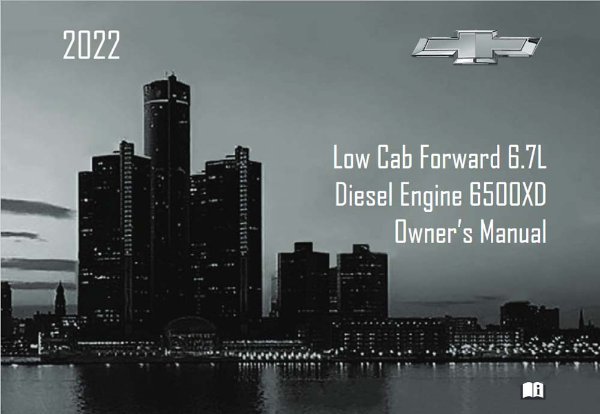 2022 Chevrolet LOW CAB Owner's Manual
