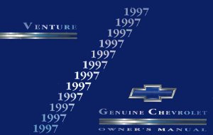 1997 Chevrolet Venture Owner's Manual