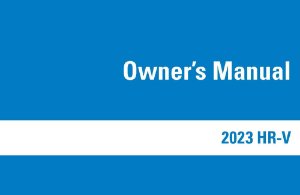 2023 Honda HR-V Owners Manual User Guide
