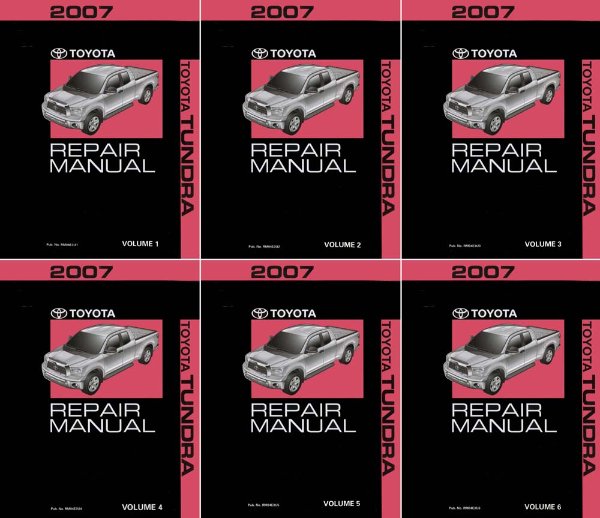2007 Toyota Tundra Factory Shop Service Manual