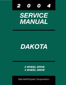 2004 Dodge Truck Dakota Factory Shop Service Manual