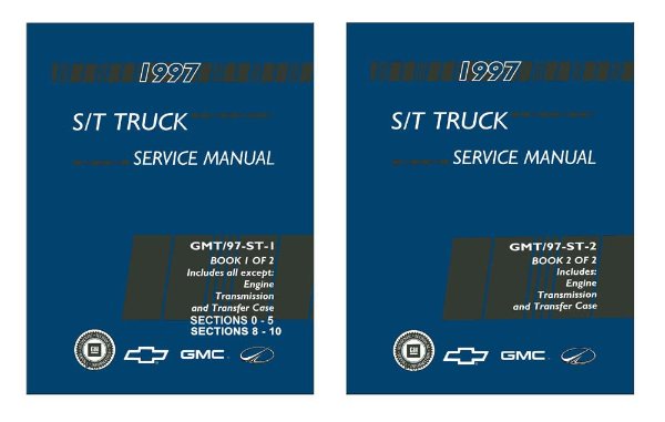 1997 Chevrolet S 10-15 Truck, Oldsmobile Bravada Factory Shop Service Manual