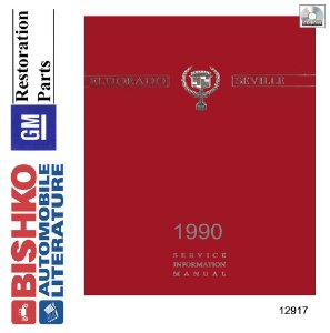 1990 Cadillac Eldorado, Seville Factory Shop Service Manual