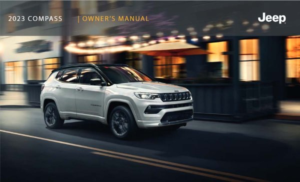 2023 Jeep Compass Owner's Manual