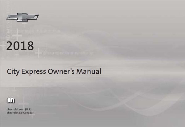 2018 Chevrolet EXPRESS Owner's Manual