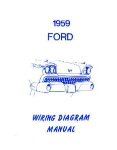 1959 Ford NO THUNDERBIRD Wiring Diagrams Manual
