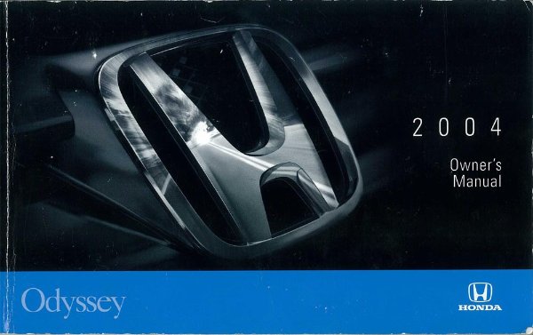 2004 Honda Odyssey Owner's Manual