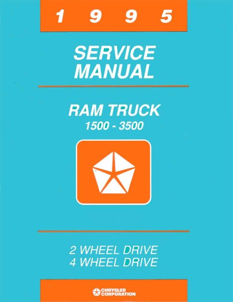 1995 Dodge 1500-3500 Ram Truck Factory Shop Service Manual