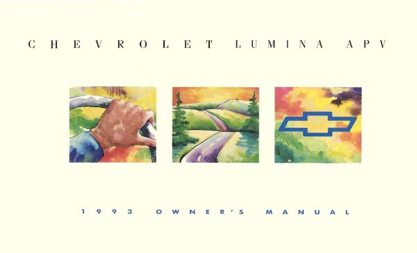 1993 Chevrolet Lumina APV Van Owner's Manual