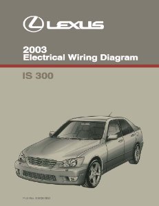 2003 Lexus IS 300 Wiring Diagrams Manual