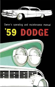 1959 Dodge All Models Owner's Manual