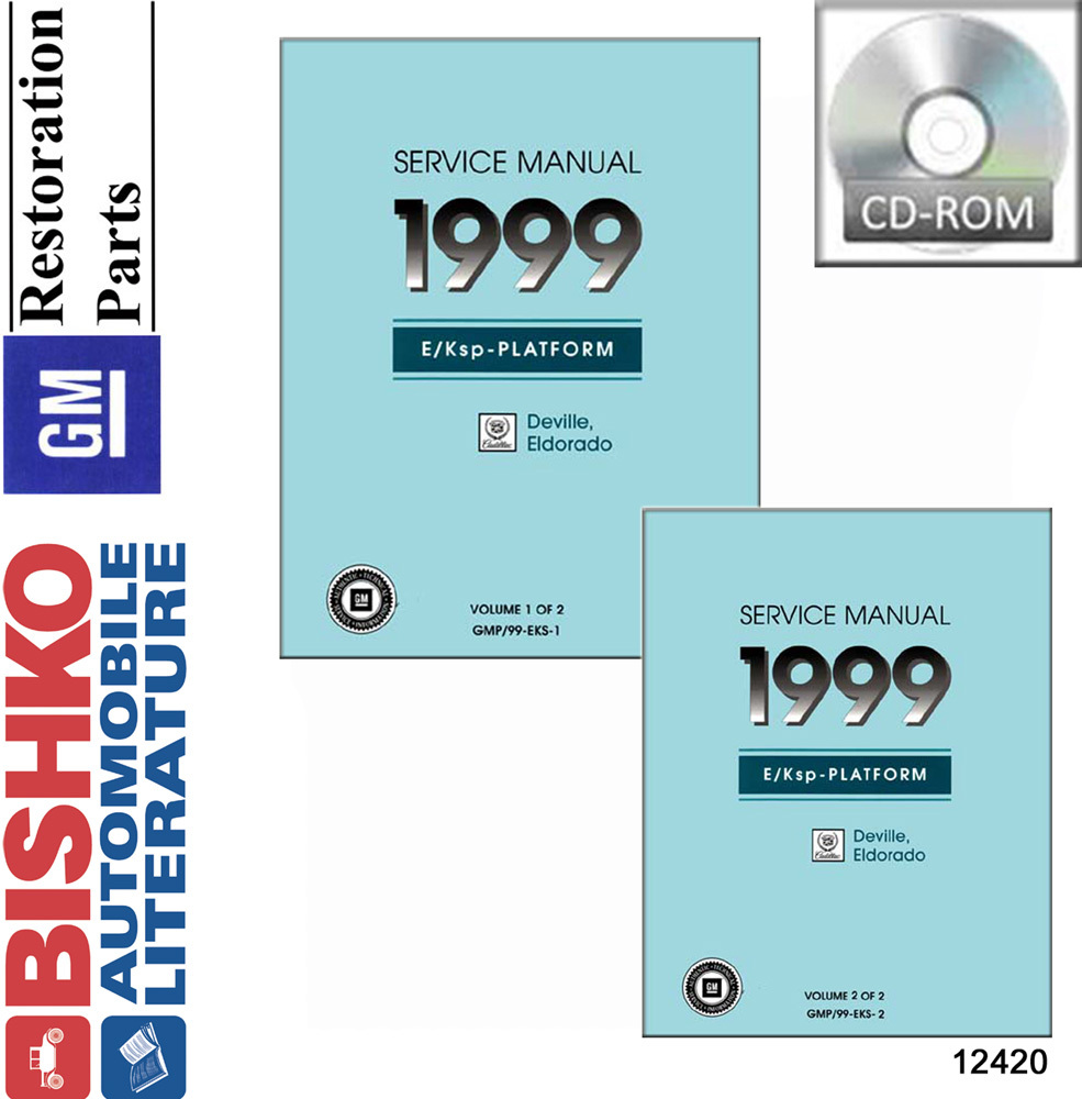 1999 Cadillac Deville, Eldorado Factory Shop Service Manual