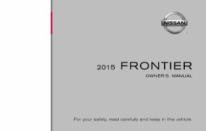 2015 Nissan Frontier Owner's Manual