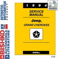 1994 JEEP GRAND CHEROKEE Body, Chassis & Electrical Service Manual sample image