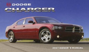 2007 Dodge Charger Owner's Manual