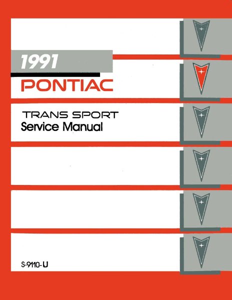 1991 Pontiac Trans Sport Factory Shop Service Manual