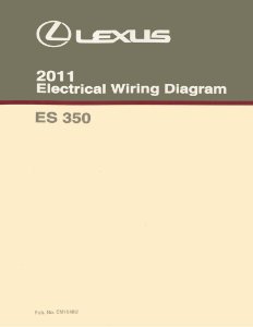 2011 Lexus ES 350 Wiring Diagrams Manual