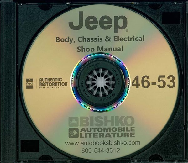 1946–1953 Jeep Pickup, Sedan Delivery, Station Wagon Factory Shop Service Manual